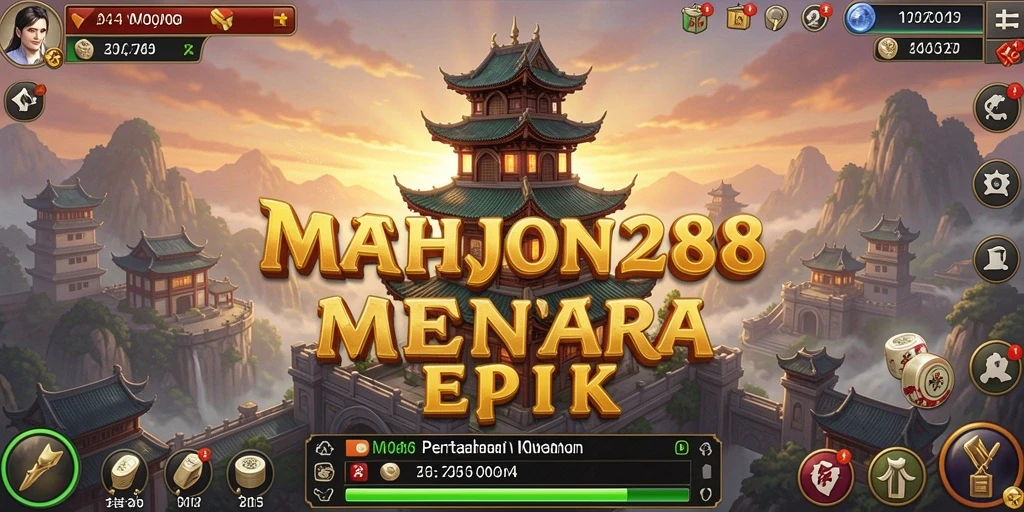 Tampilan gameplay Tower Defense yang seru dan menegangkan di MAHJONG288.