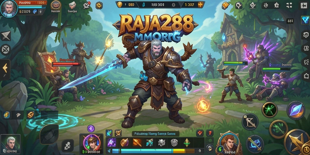 Tampilan dinamis karakter dalam petualangan di <strong>RAJA288</strong>.