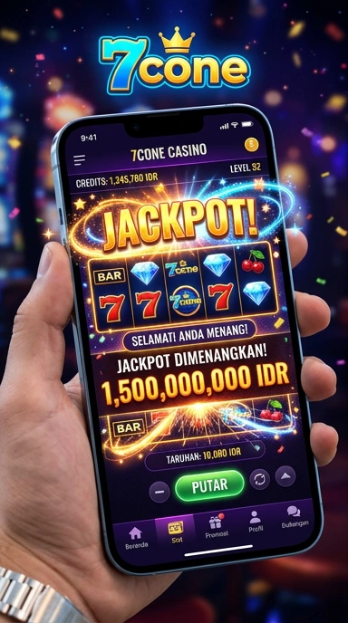 Tampilan antarmuka pengguna 7cone yang bersih dan mudah dinavigasi.