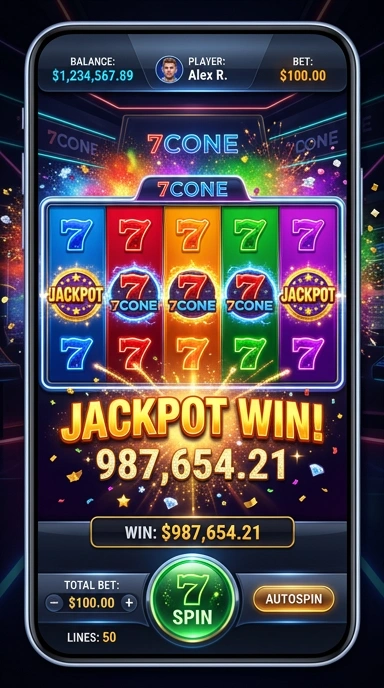Screenshot aplikasi 7cone dengan daftar aplikasi terpopuler.